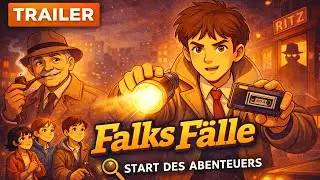Falks F&auml;lle (Trailer) | Retro 🔎 80er Mystery-Abenteuer | Animationsserie (DE/EN)
