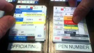 Rinkside Hockey board game sample playthrough (updated)