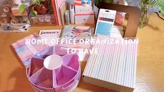 Unboxing Home Office Organization from Erin Condren | New Year, New Workspace 🌻