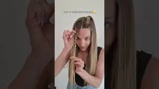 FAKE DUTCH BRAIDS 😱  #braids #hairstyle #hair #braidstyles #braid #hairtutorial #hairhacks