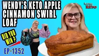 WENDY'S KETO APPLE CINNAMON SWIRL LOAF #yvette #ketochow #psmf