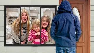 HiDE! Someone BROKE into our VACATiON HOME!