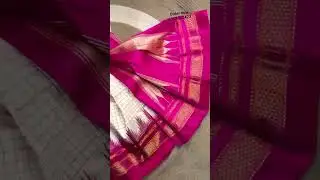 Exclusive pure silk Ilkal handloom saree