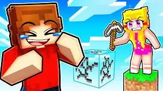 I Trapped My Friends on a FAKE ONE BLOCK!