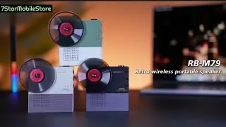 REMAX RB-M79 Retro Wireless Portable Speaker Bluetooth-compatible 5.4 10m Range 1200mAh Speaker