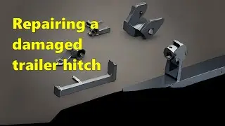 Repairing a trailer hitch (Karavan)