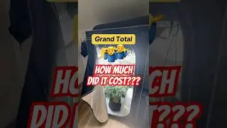 Full price breakdown on the 3x3 indoor grow setup🍃 #growwithando #indoorgrow #greenthumb