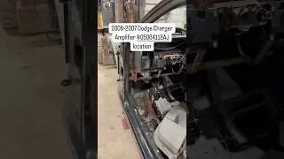 2006-2007 Dodge Charger Amplifier Part #05064118AJ location