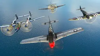 WWII Fighters Large Formation - MSFS 2022