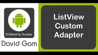 Android - &iquest;C&oacute;mo crear un ListView con Adapter personalizado en Android Studio?