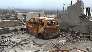 Desa ini hancur diterjang awan panas merapi (erupsi 2010)