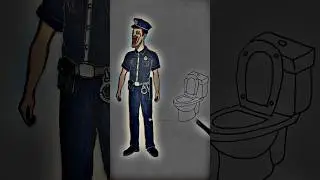 How police become a police toilet #shorts #skibiditoilet #youtubeshorts