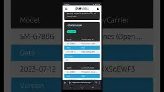 Downloading firmware on SamMobile..