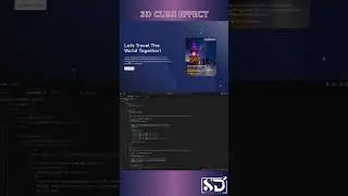 3D Animated Cube Design | HTML CSS &JS| SDSQUAR Solutions 