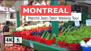 [ 4K ] Jean-Talon Market ❄️ Winter 2025 Walking Tour | Montreal, Quebec, Canada 🇨🇦