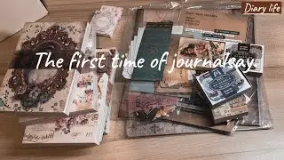 Unboxing of  journalsay📜 #ASMR#Diarylife#vingtage#Journalsay#Unboxing
