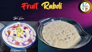 Fruit Rabdi | How To Make Phool Makhana Fresh Fruit Rabdi | Healthiest Foxnuts Rabdi