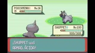 POKEMON EMERALD | SHUPPET | ARMADURA &Aacute;CIDA | ACID ARMOR