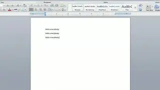 How to Stop Microsoft Word 2010 From Capitalizing the First Letter of Each Line