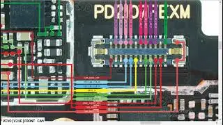 VIVO V21E V2055 FORNT CAMERA Error Notwarking Not Open Problem Hardware Solution #borneoschematic #g