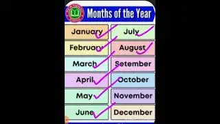 months name teach by shivanya baby 😊