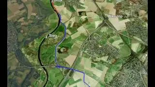 Bike trip; Bonn - Sieg - Sankt Augustin - Beuel - Bonn