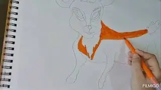 #animal deer 🦌 drawing 