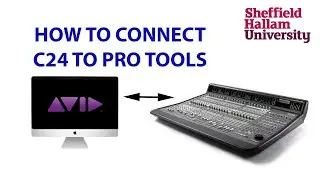 SHU Pro Tools Studio - How to connect C24 to Pro Tools