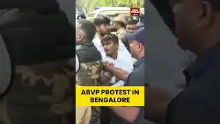 ABVP Protest In Bengalore | #shorts #abvp #protest #karnatakanews #homeminister #kannadanews #news