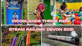 Woodlands Family Theme Park & Steam Railway Devon 2021 | Biggest Indoor Play Area | Honey & Bubzy…