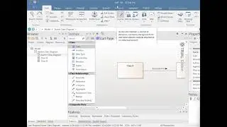 How to Create A class diagram in Enterprise Architect | How  to create a class daigram