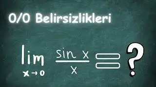 Limit - 0/0 Belirsizlikleri | Analiz - Kalkülüs #6