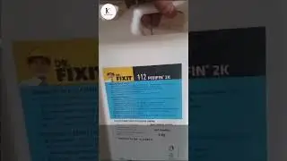19 k plus views  Dr Fixit 112 Pidifin 2k | Waterproofing Chemical Unboxing | Keyvendors