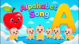 🎵✨ ABC Song for Kids  A for Apple 🍎 B for Ball 🏀 C for Cat 🐱 D for Dog 🐶  Learn Alphabet Fun Wa