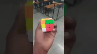 Solving a cube in class!!☠️😈#short #ytshort