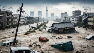 Japan Streets Turn Into Rivers After Crazy Rain in Tokyo