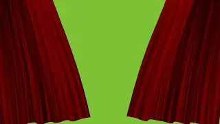 Video Background Stock Footage Free ( Backstage, theater, stage, stage curtains move apart )