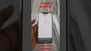 iPhone 13 SpeedTest #apple #iphone13 #excitel #shorts #viral #trending #short #300mbps