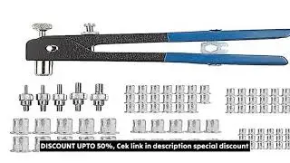 86pcs Heavy Duty Blind Rivet Nut Kit Set Riveter Tool Rivet Nut Gun Thread Hand Riveter Rivet G