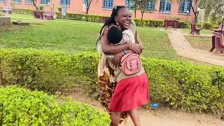 Trinity College Nabbingo vlog😍suprising my aunts daughter at her school,her reaction was priceless