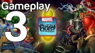 Marvel Puzzle Quest Gameplay Part 3 iPad iPhone iOS Android
