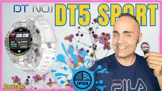 DTNO.1 DT5 Sport - Smartwatch / Sportwatch IP68 bello e leggero per Android e iPhone - Recensione