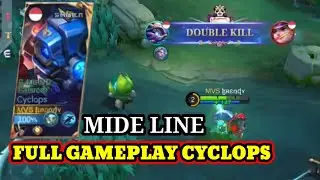 CYCLOPS SOLO RANKED NO EDIT FULL GAMEPLAY!  MOBILE LEGE BANG BANG 