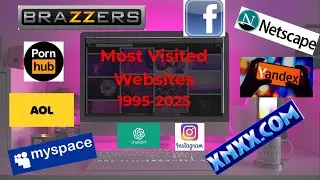 The SHOCKING Decline of BIG Websites 1995-2025 | Bar Chart Race