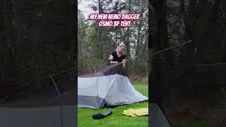 Checkout My New Nemo Dagger OSMO 3P Tent #camping #camp #hike #hikingadventures #hikingessentials