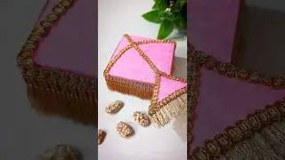 DIY Mini Kite Shaped Box ✨ 💖 l Makar Sankranti Gift Box #shorts #diy #art #makarsankranti #new