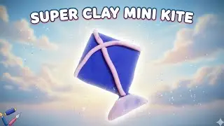 How to make kite using clay | mini kite | super clay art ideas 💡 