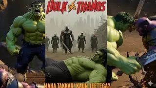 Hulk vs thanos fight 🗿🔥, hulk ai video , 