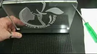Dual Colour Acrylic LED Edge Lit Logo