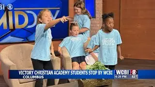 Victory Christian students take a tour of WCBI News